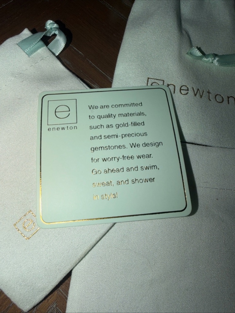 eNewton Cream Jewelry Pouches - Set of 4 pouch only - Picture 4 of 6